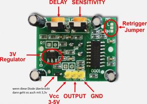 3,3V für Bewegungsmelder